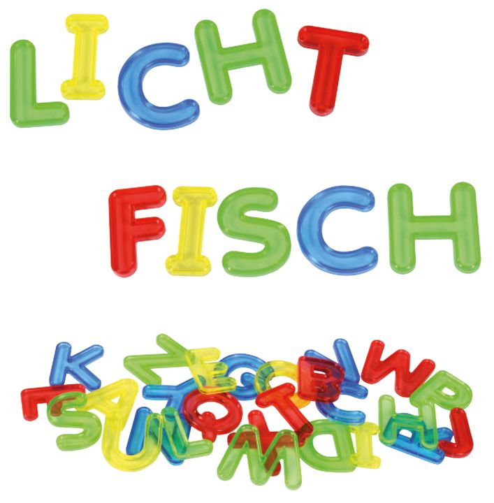 Transparente Buchstaben 26 Teile